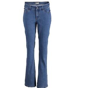 Women's Blue Mountain Straight Fit Mid-Rise 5-Pocket Bootcut Jeans sz. 12